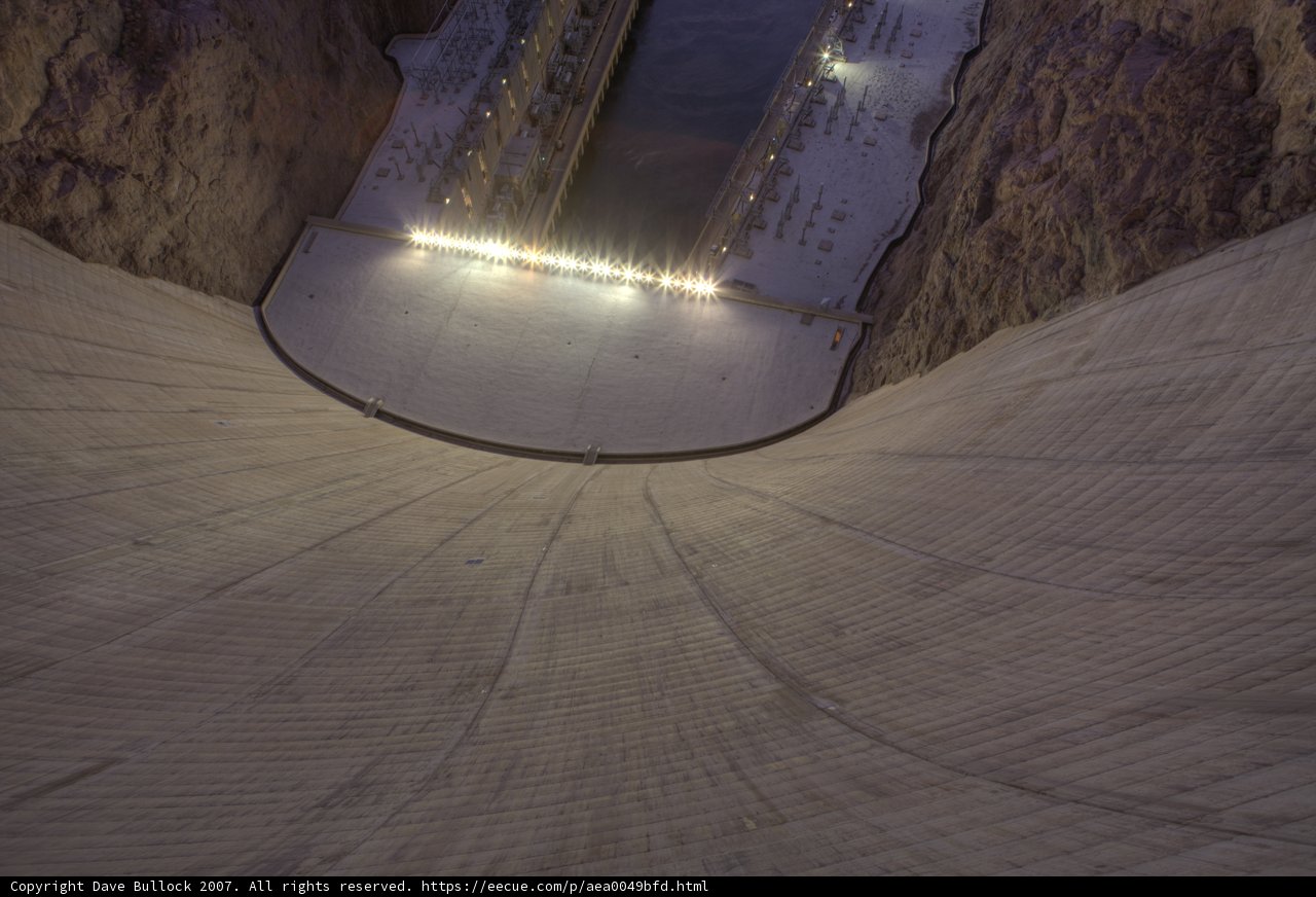 A Bird's Eye View of Hoover Dam