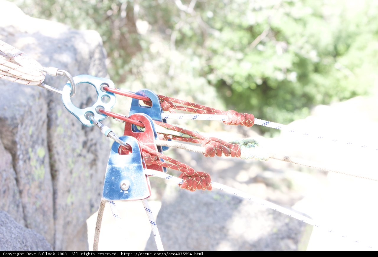 Scissors on a Highline