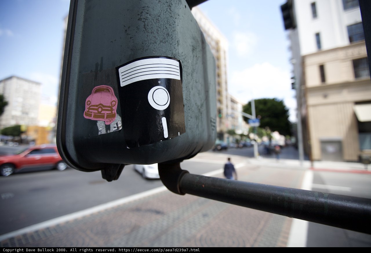 Street Light with Sticker