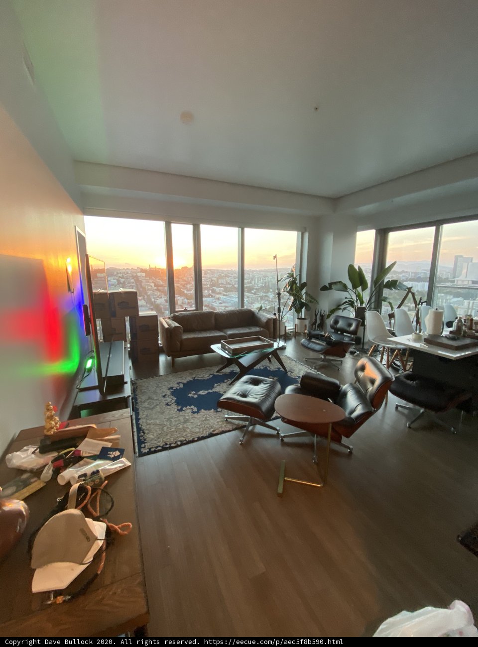Cozy Living Room with Panoramic Window