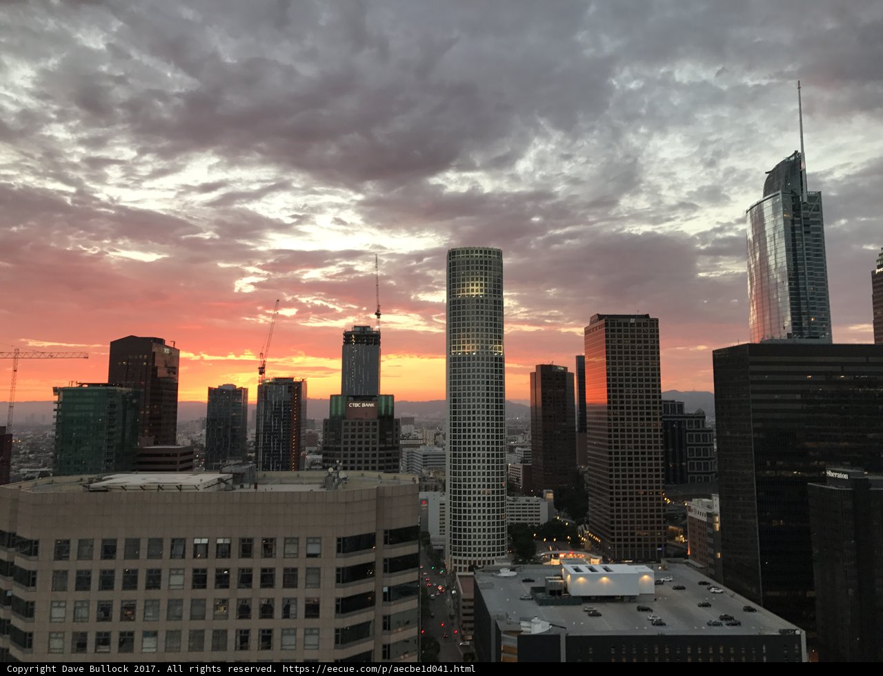 Sunset over the Urban Metropolis