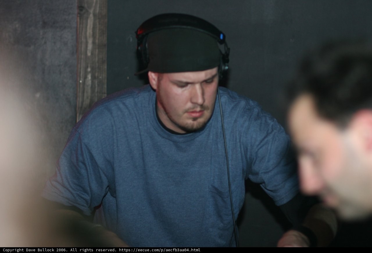 DJ Travis B at the Samurai Club