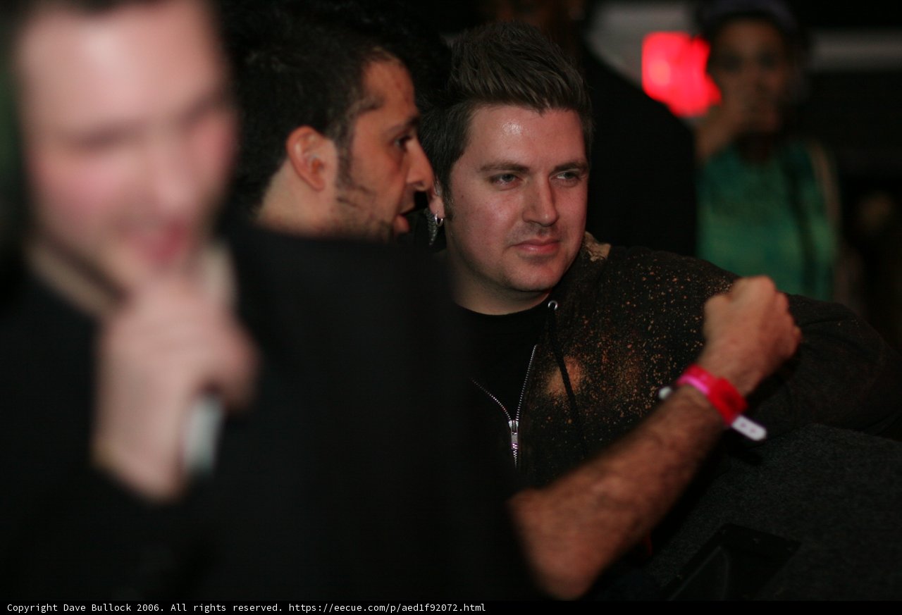 Heartfelt Hug at Night Club Party