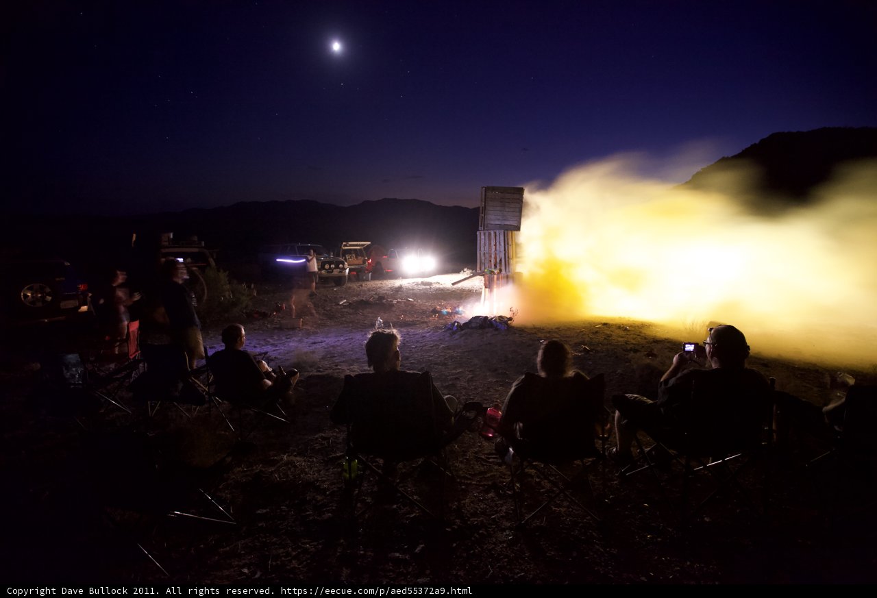 Witnessing the Rocket Flame