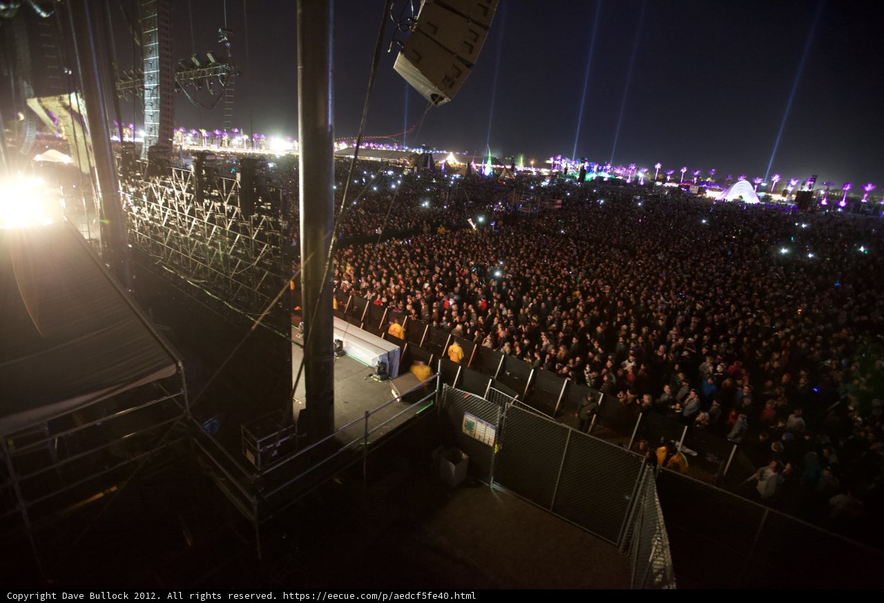 Electrifying Night: A Sea of Faces at Coachella 2012