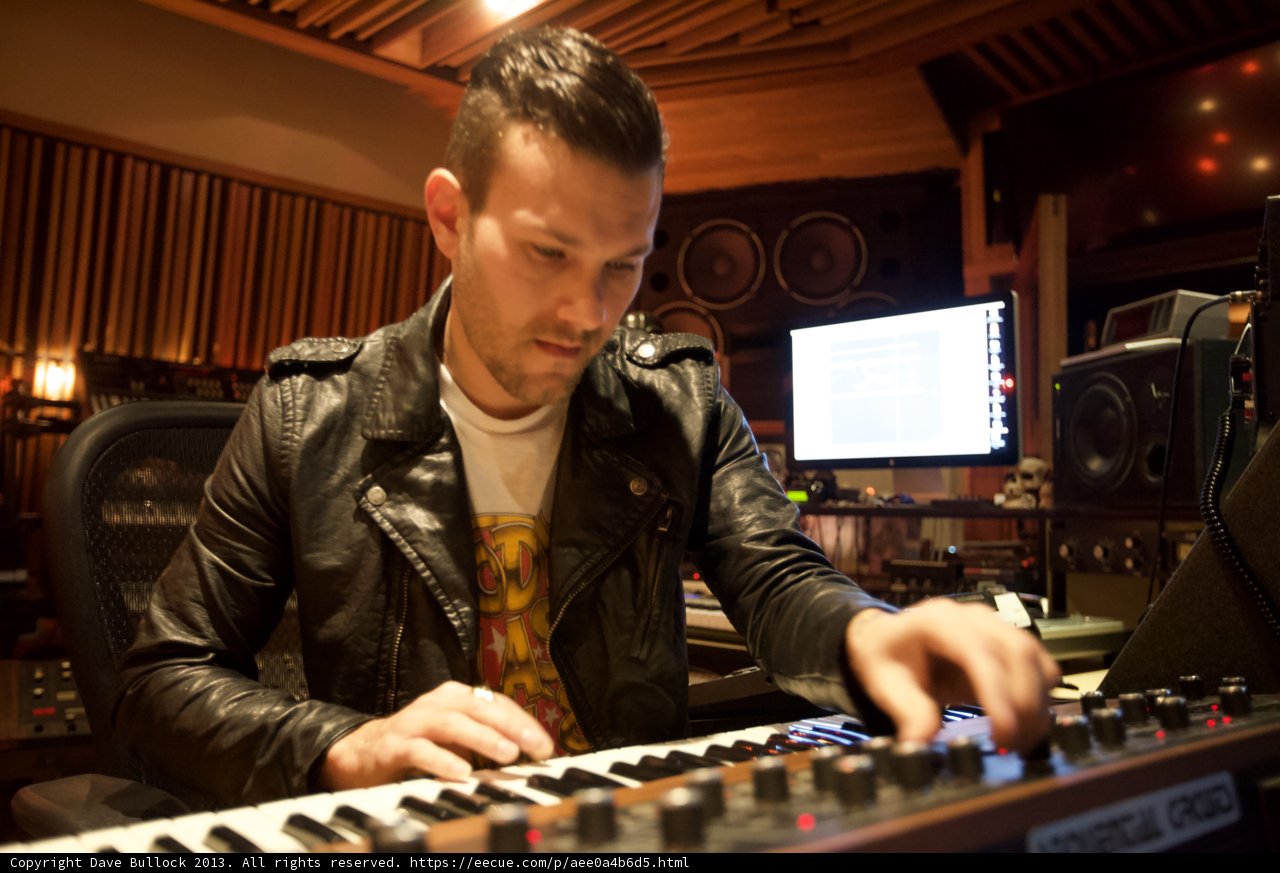 Leather Jacket Keyboardist