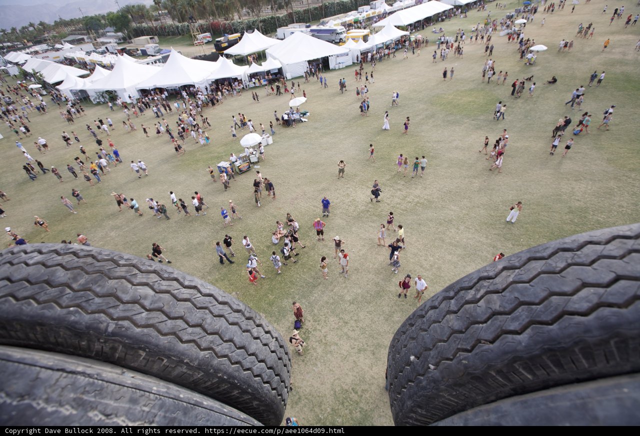 A Tire's View of Coachella