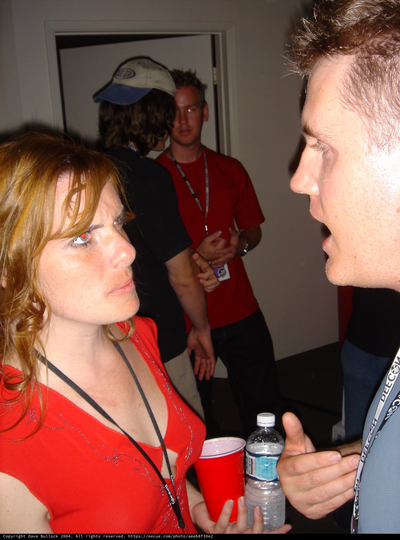 Intense Conversation at DEF CON 2004 Conference