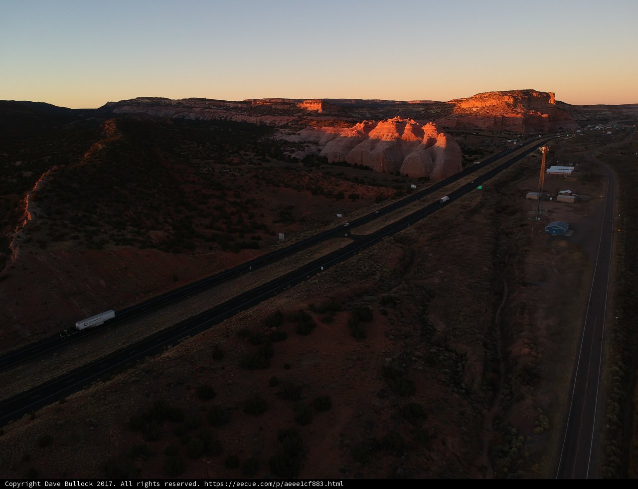 Highway Through the Red Rocks