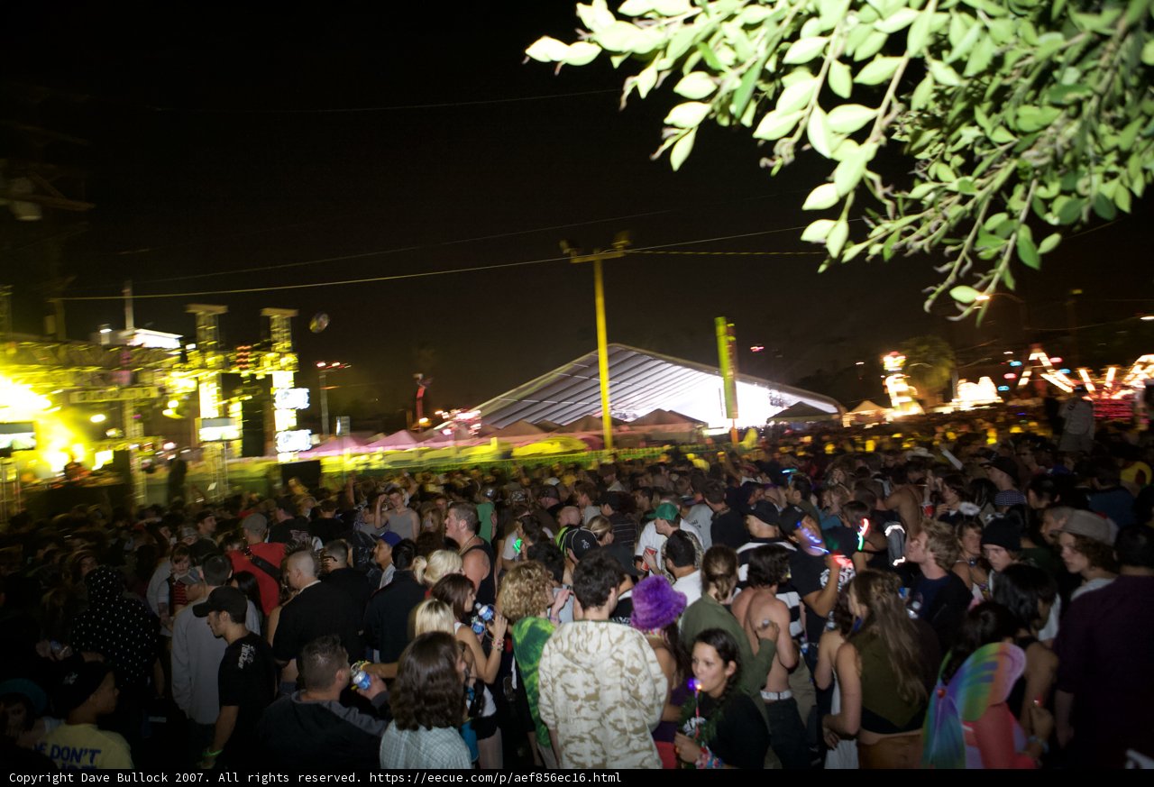 Nighttime Festival Gathering