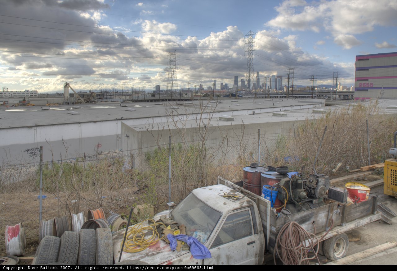 Downtown LA and Truck Yard