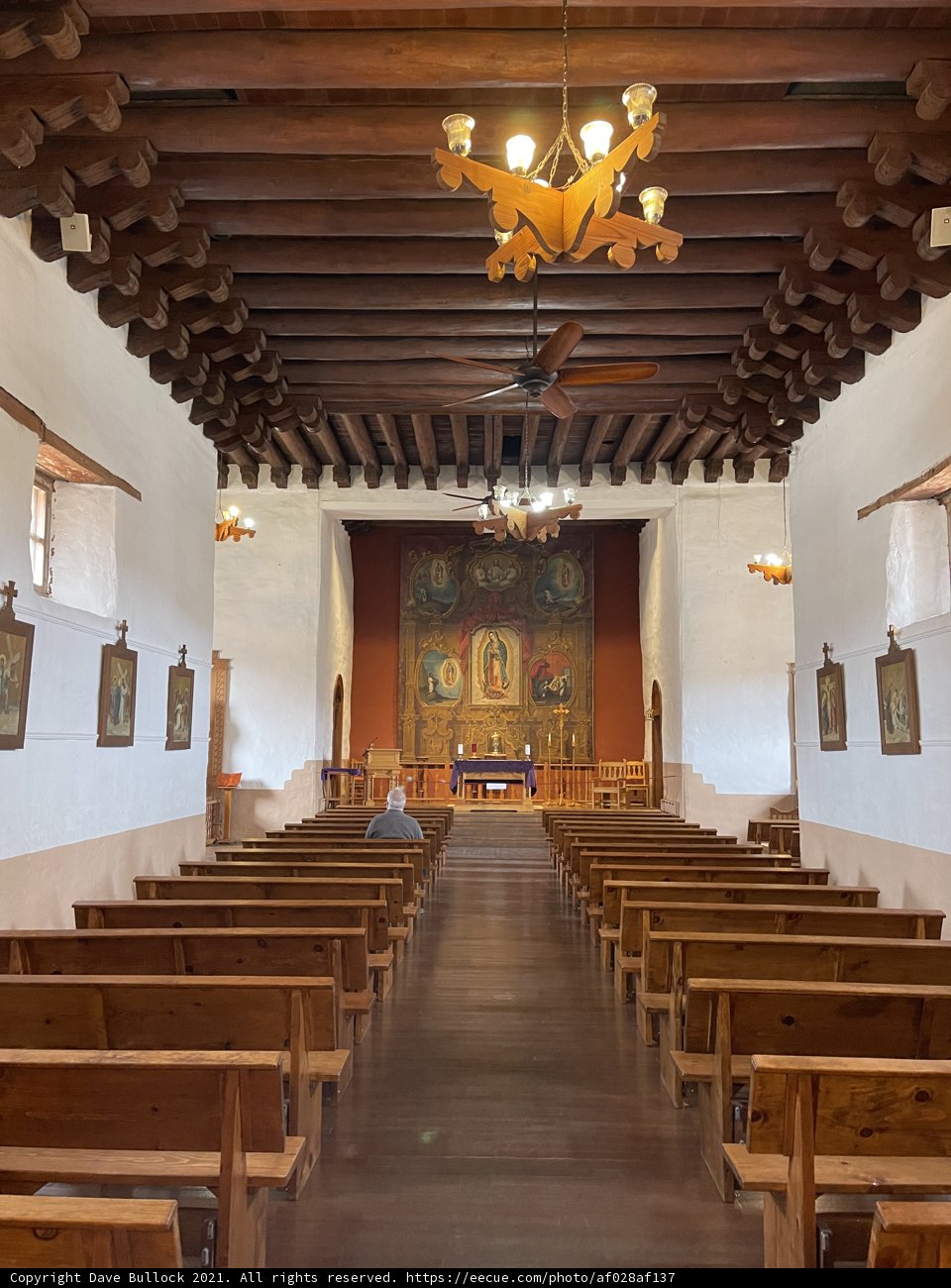 Serenity in a Santa Fe Church