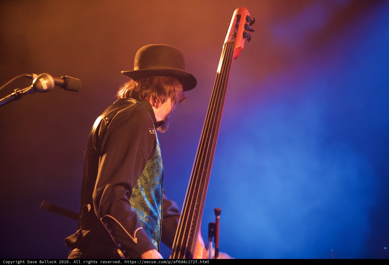 Top-Hatted Bassist Rocks Coachella