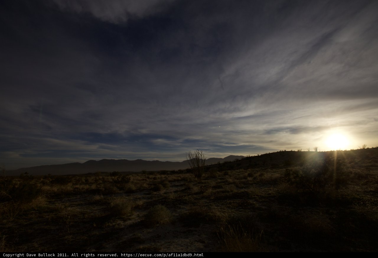 Dazzling Desert Sunset