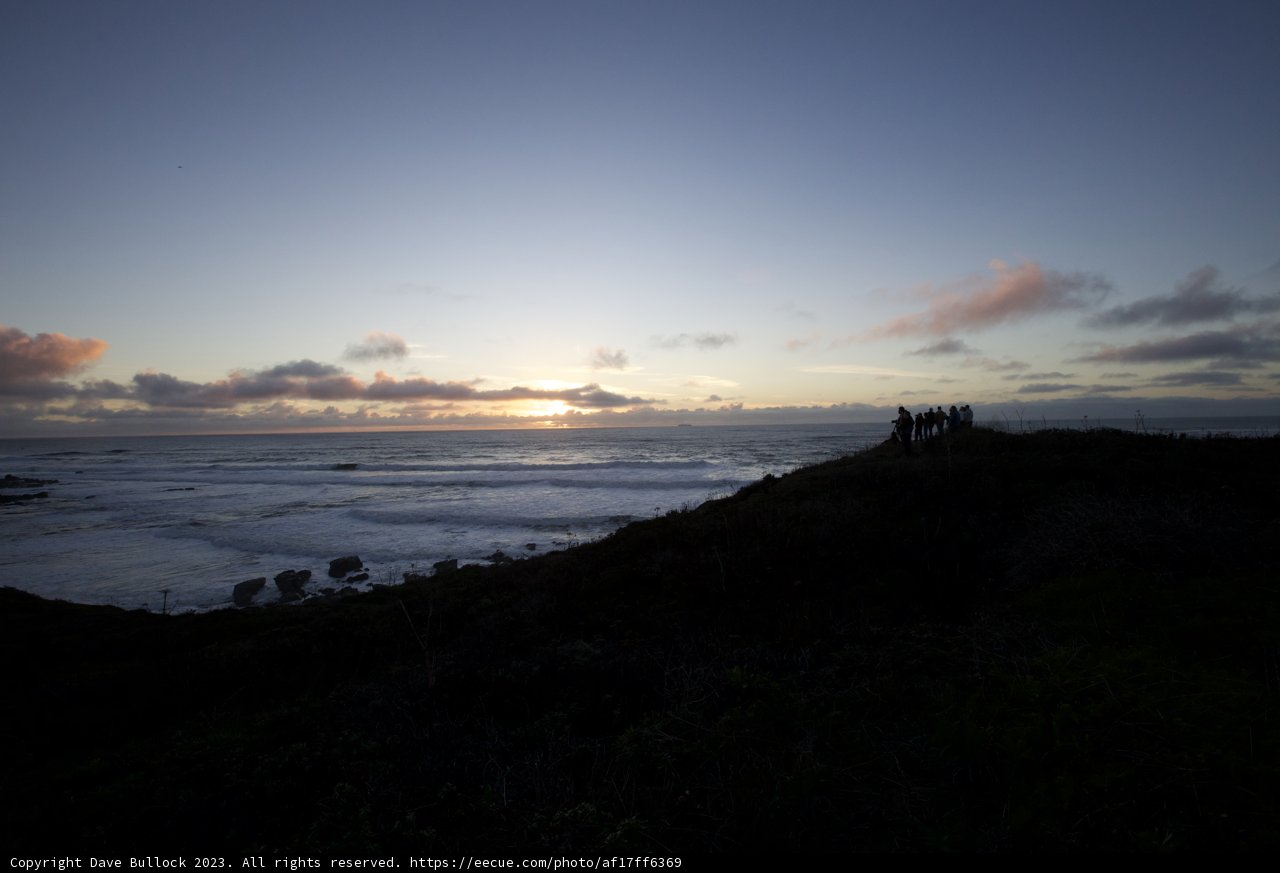Golden Sundown at Mavericks Beach, 2023