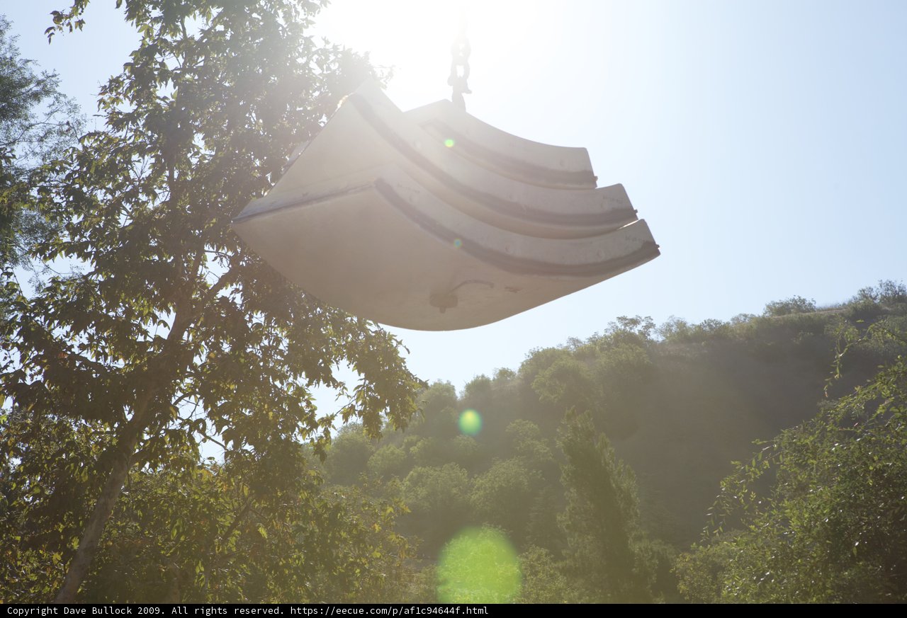 Mysterious White Object in the Sky