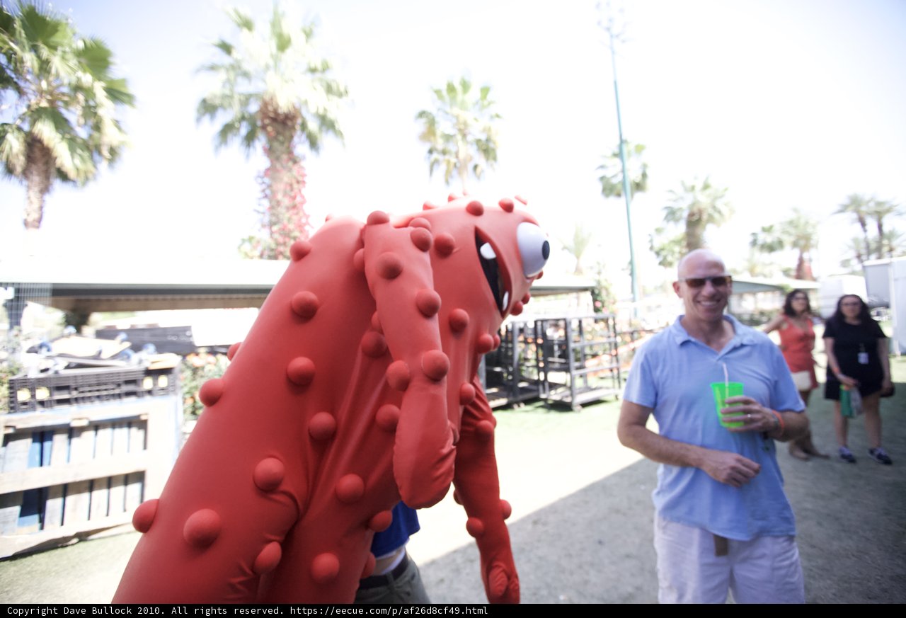 Conversation with a Red Costume