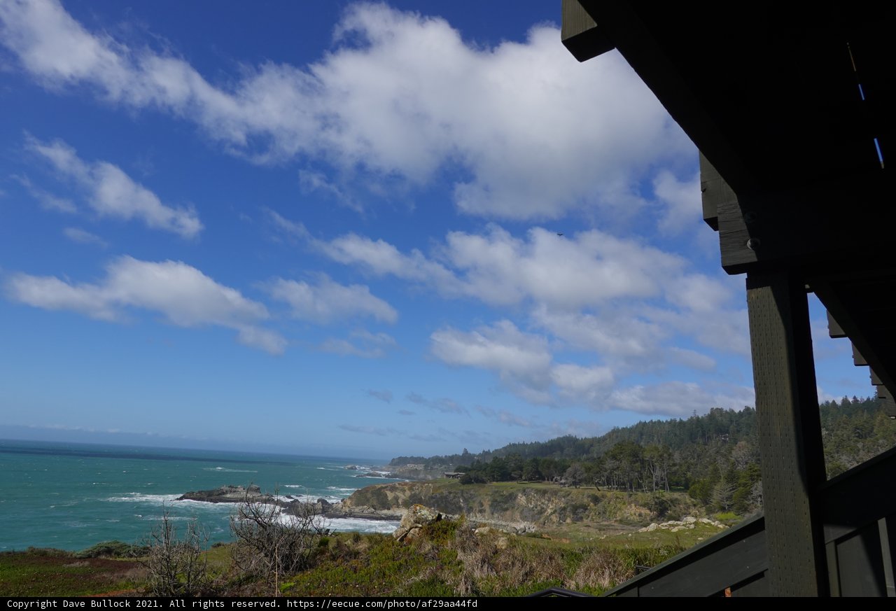Ocean View from Porch in Jenner, CA