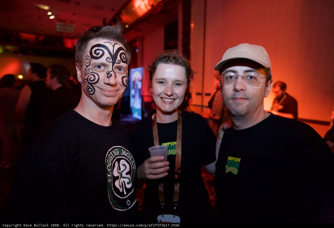 Face Painted Party-Goers
