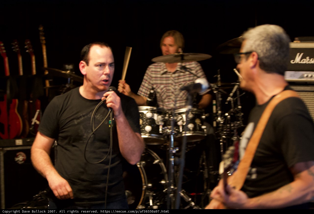 Rocking out at the Bad Religion Glasshouse Concert