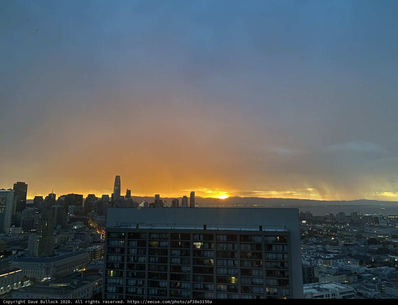 San Francisco Skyline at Sunset