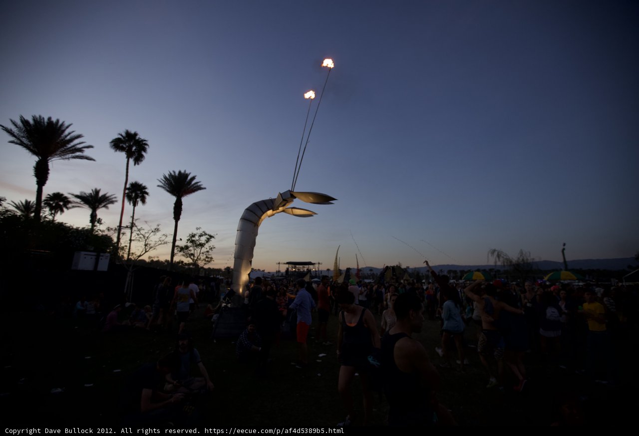 Snake Charmers at Coachella Festival