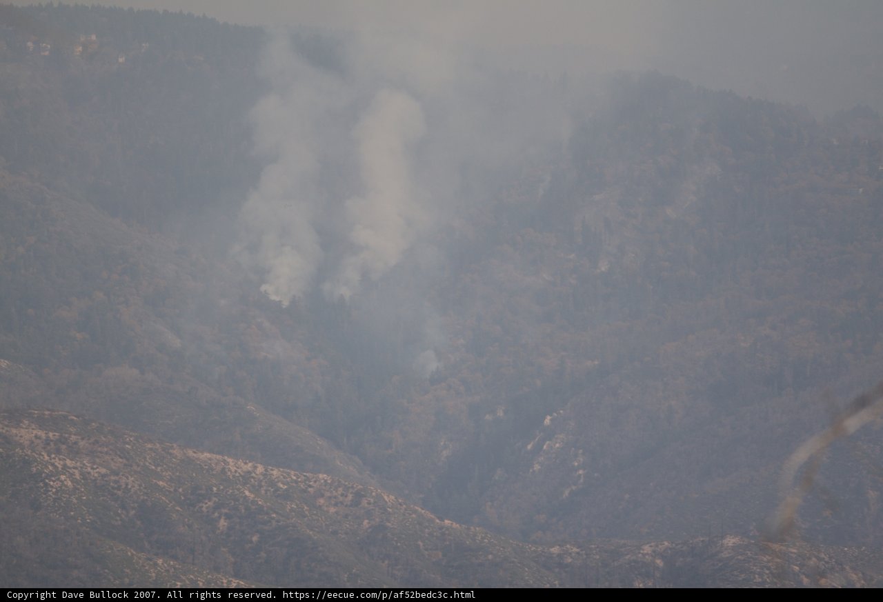 Smoke Rising from a Misty Mountain