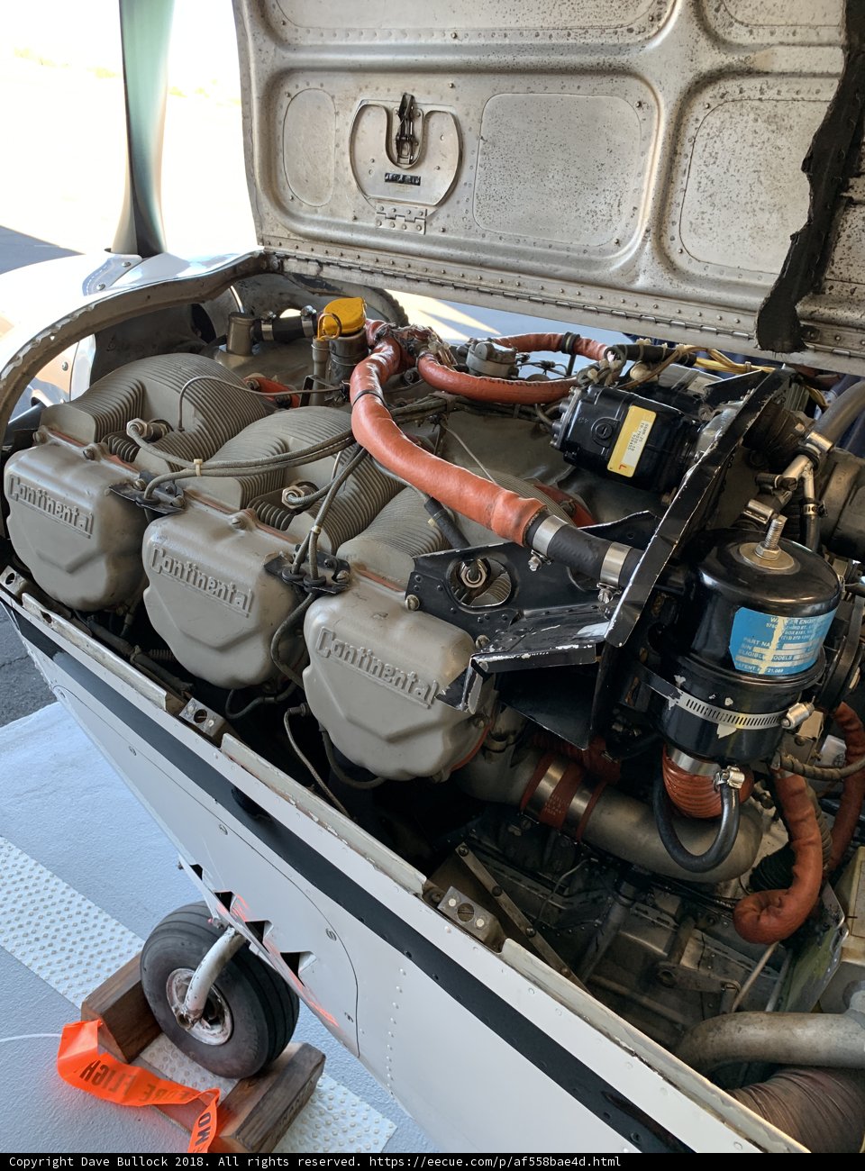 Up Close and Personal with a Small Plane's Engine