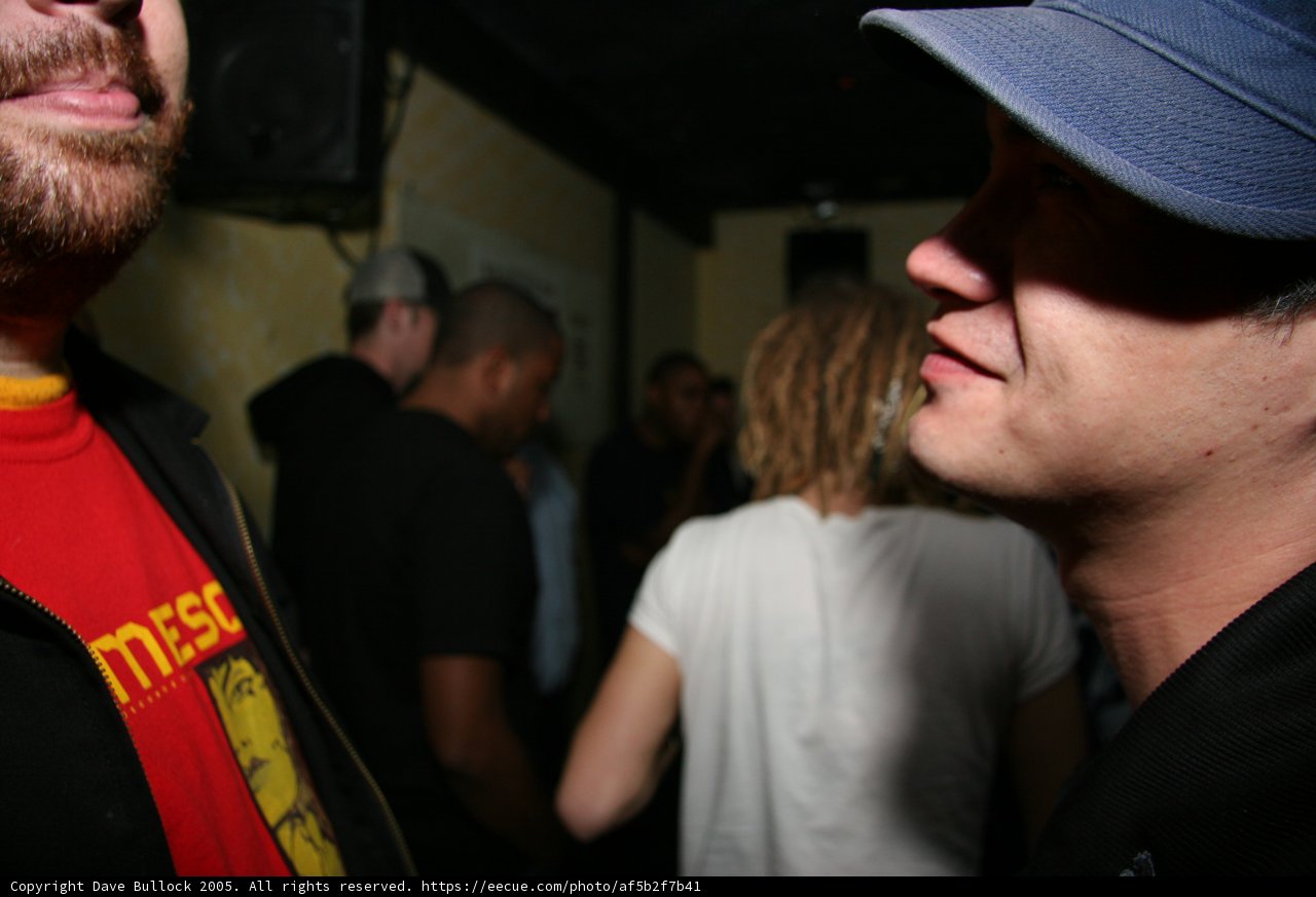 Blue Hat at the Club