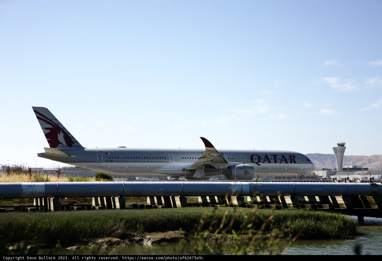 The Majestic Qatar Airways at San Francisco International