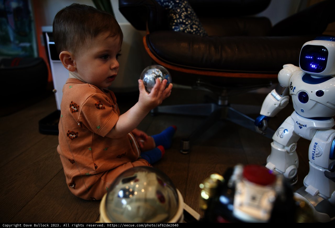 Baby's First Robot Encounter