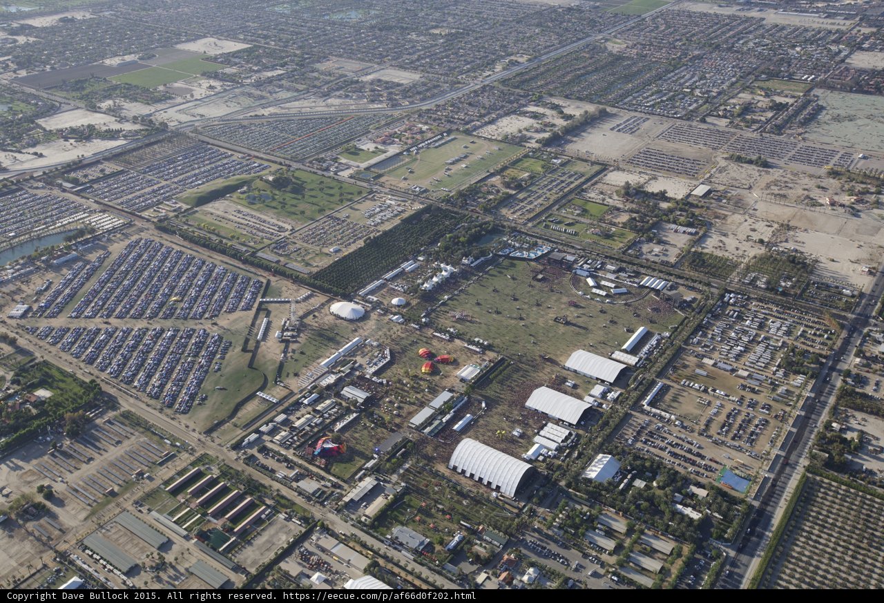 A Bird's Eye View of a Busy City's Parking Lots