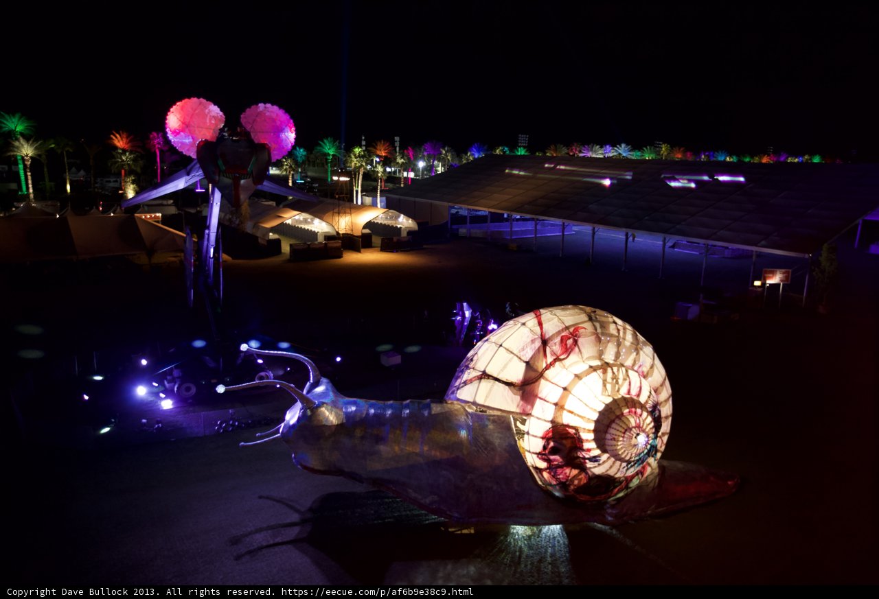 Illuminated Snail Statue