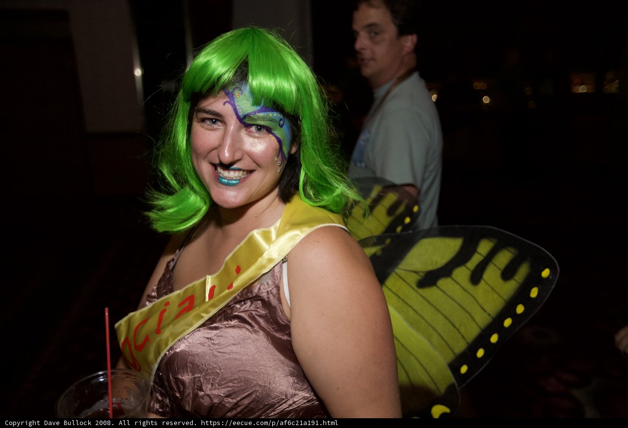Butterfly Green Hair