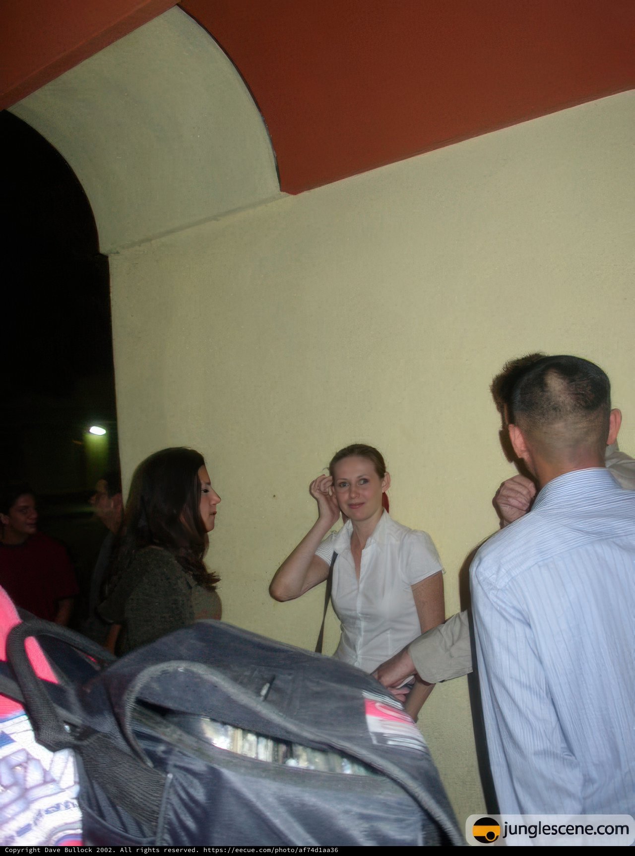 Group of People Admiring a Wall