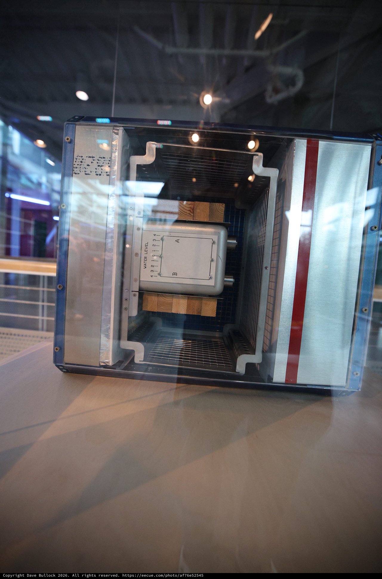 Cutaway Display of Water Block Cooling System