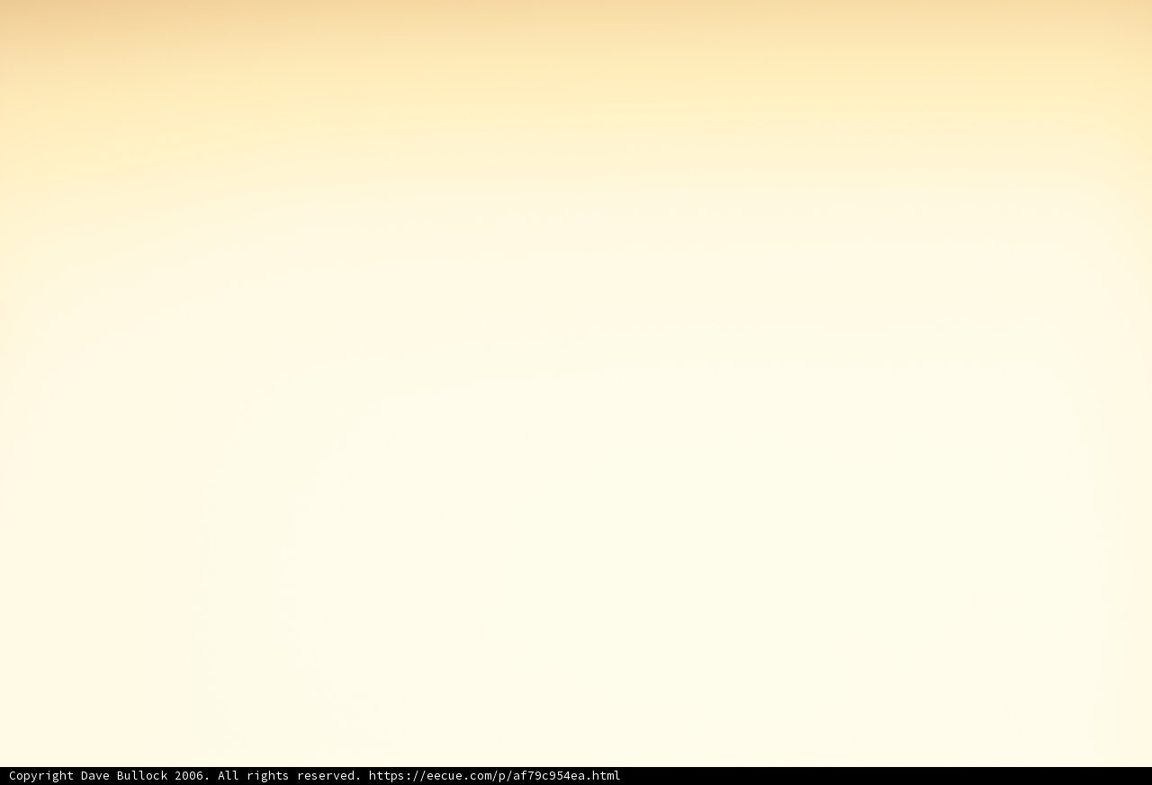 Yellow on White