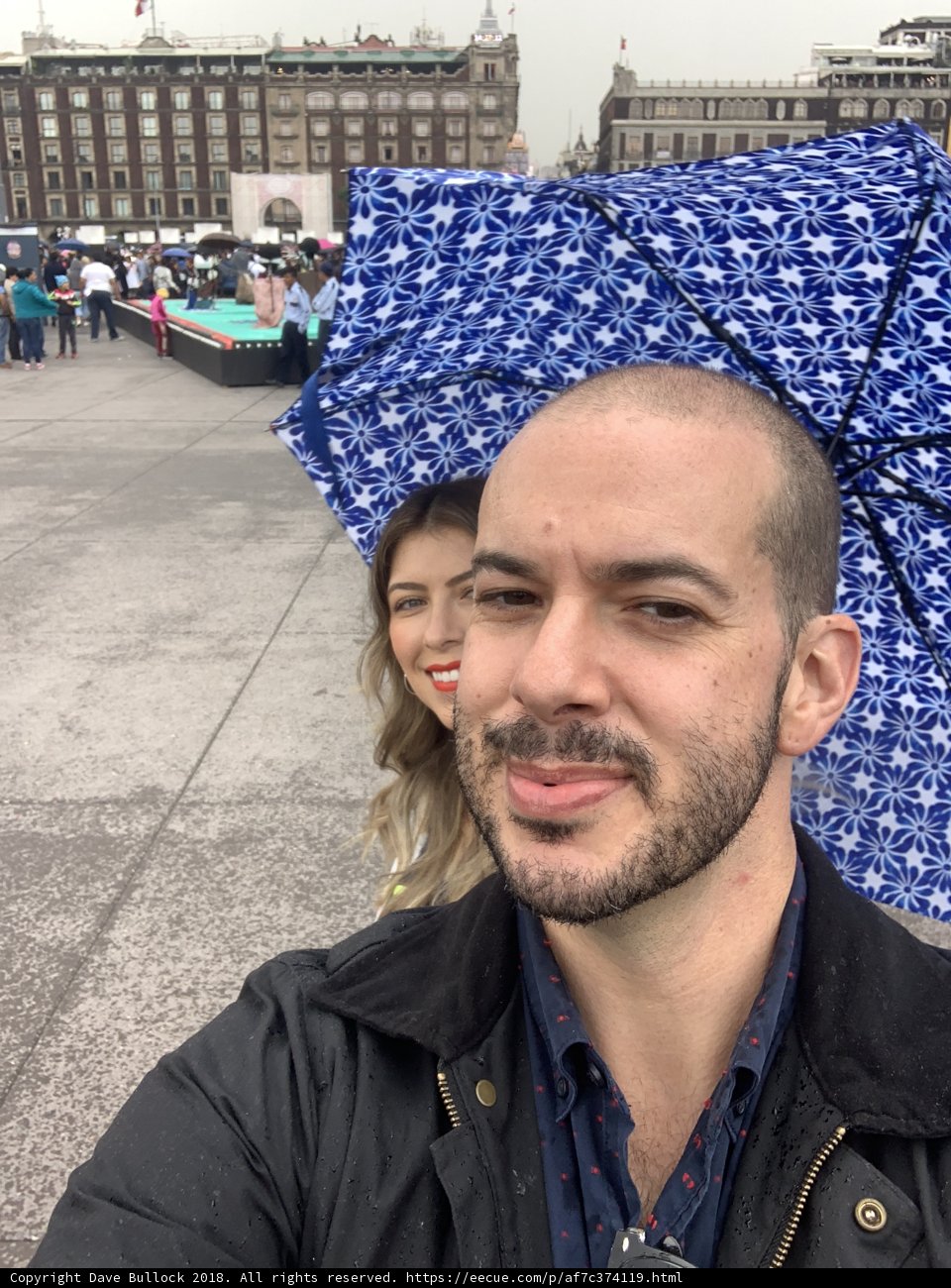 Selfie in the Rain