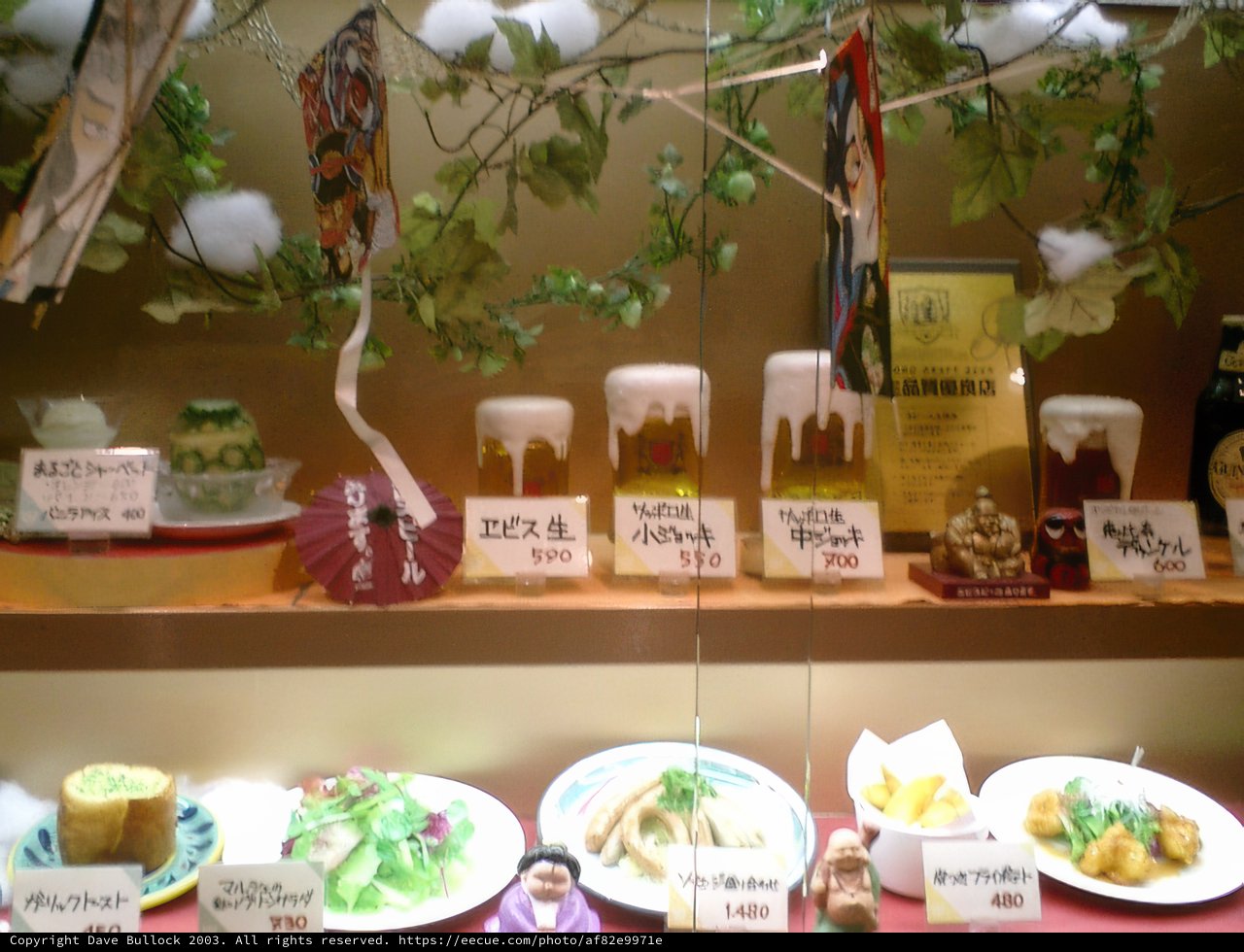Delectable Display in Tokyo Cafeteria