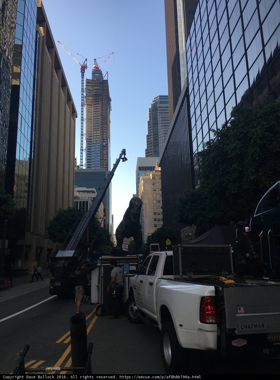 Parked Truck in the Urban Jungle