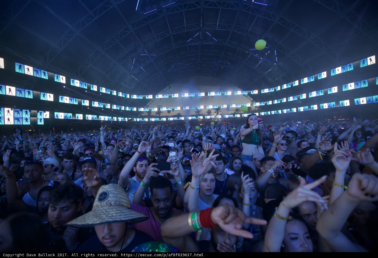 Urban Concert Crowd