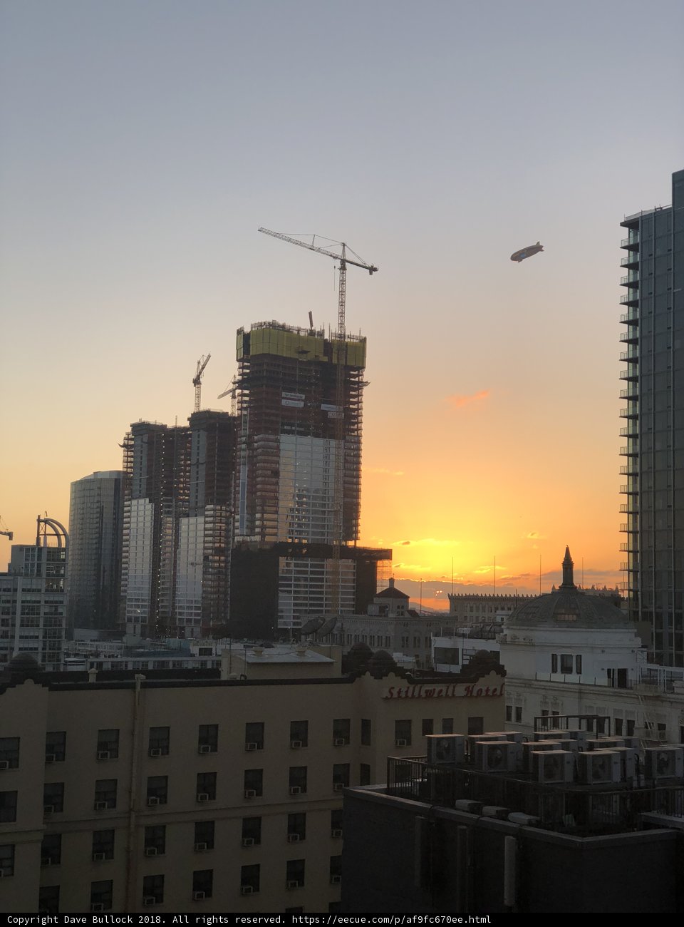 Serene Sunset with Urban Ambience