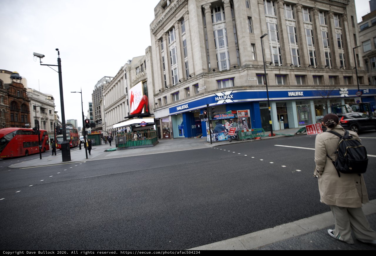 Quiet London Street During Early Morning Hours