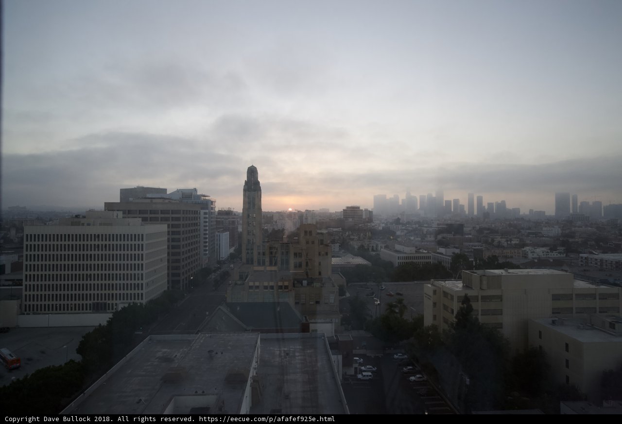 Sunset over the Urban Metropolis