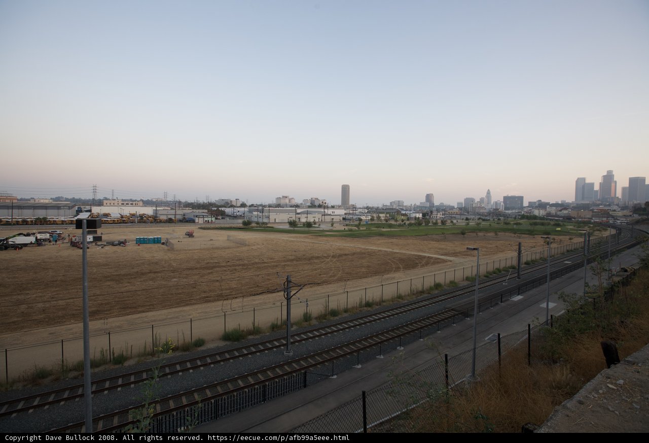 Cityscape from the Tracks