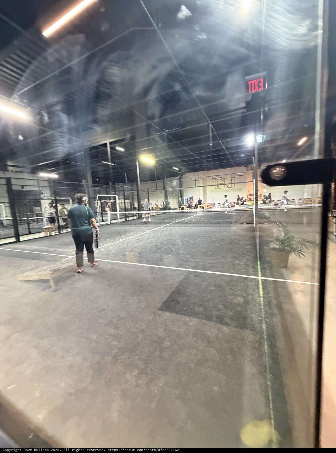 Indoor Padel Court at Sports Facility