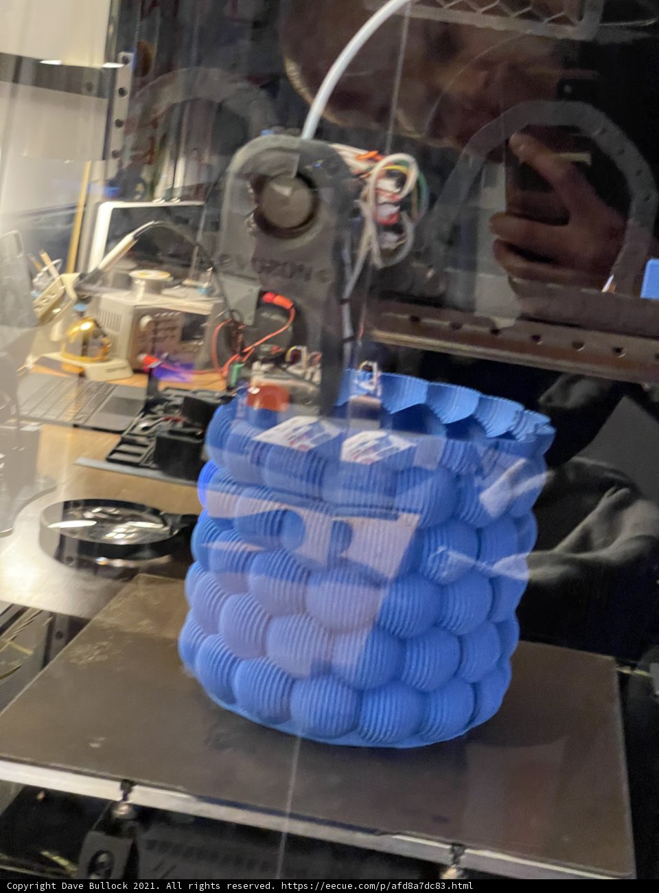 Blue Top Bomb Golf Ball