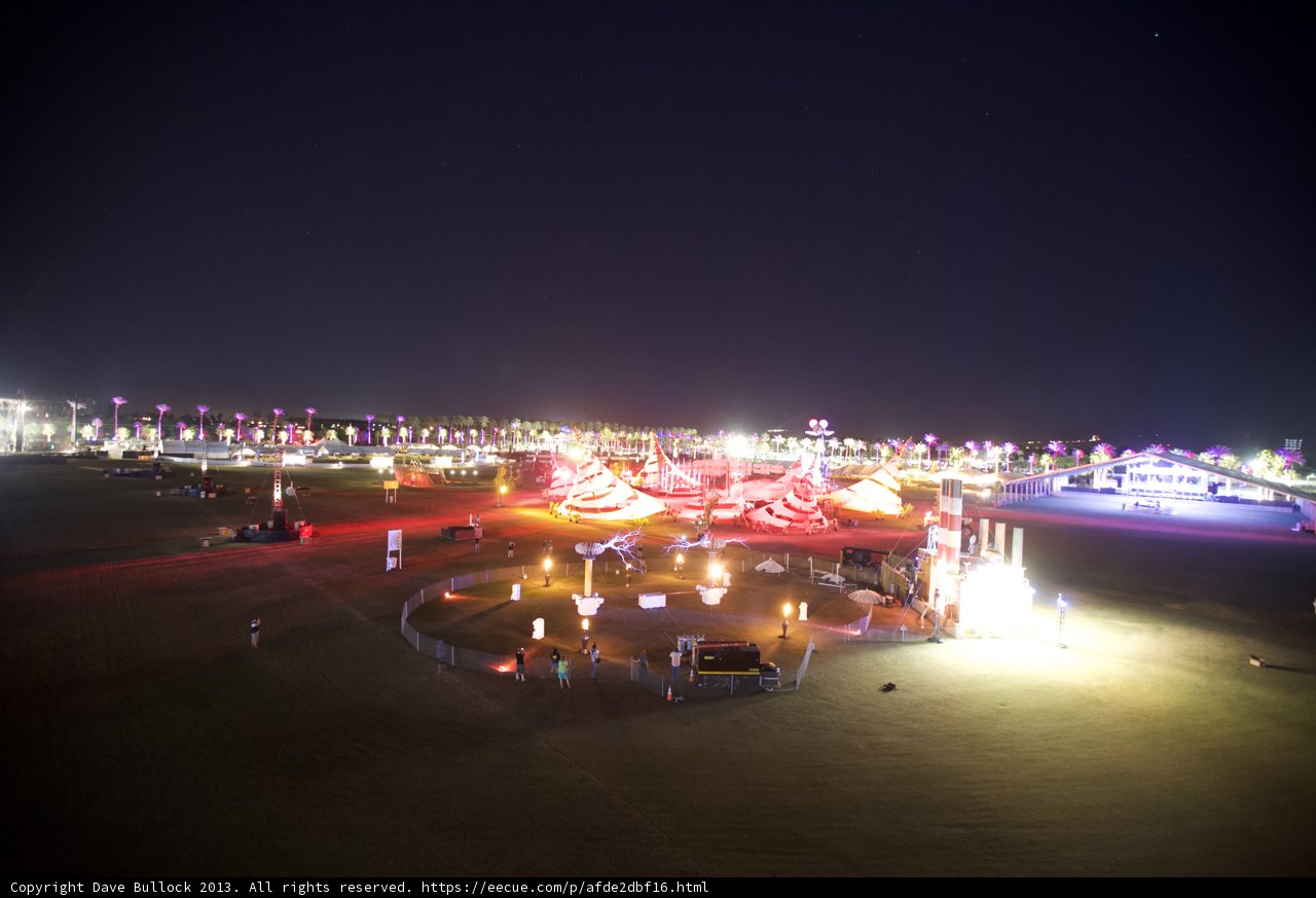 Illuminating the Night Sky at Coachella