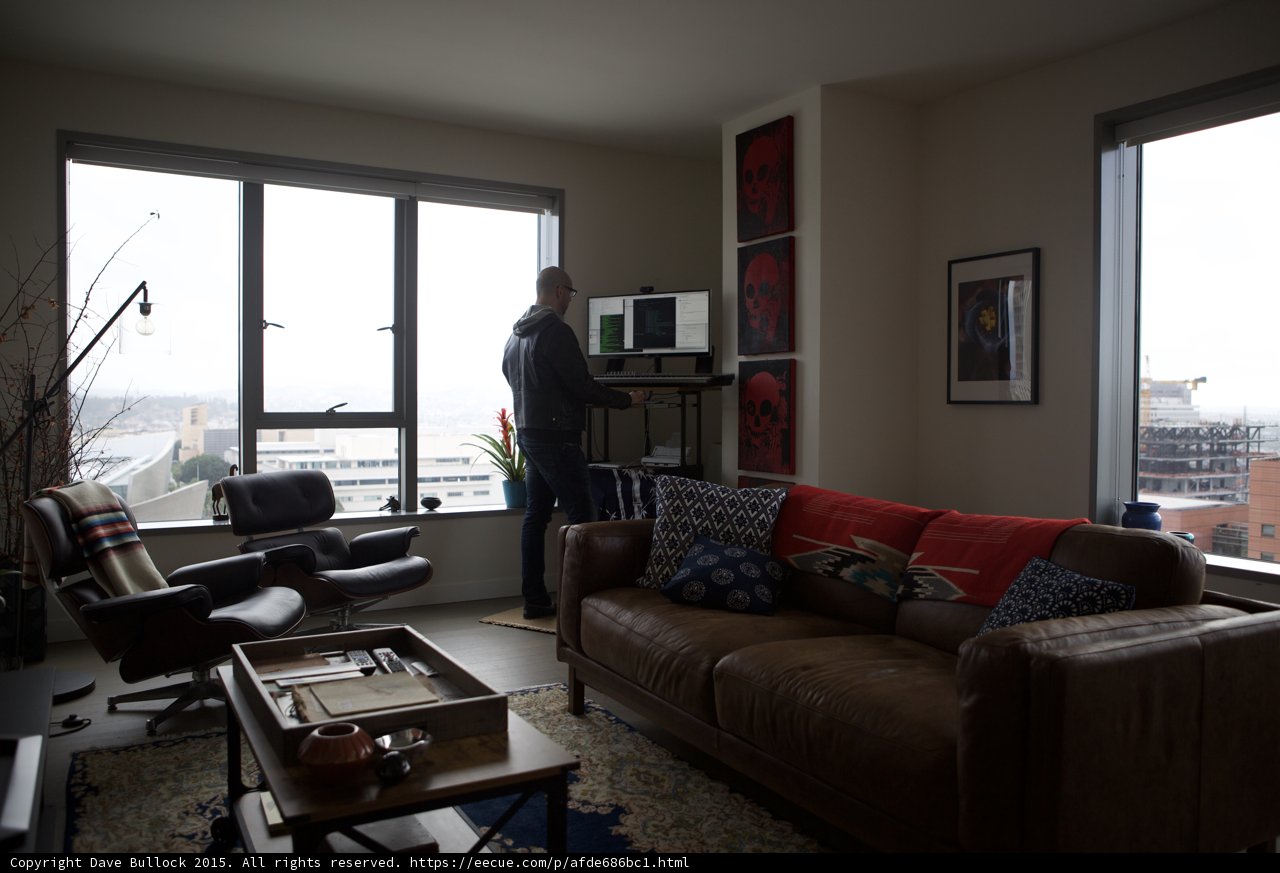 DTLA Loft Living Room