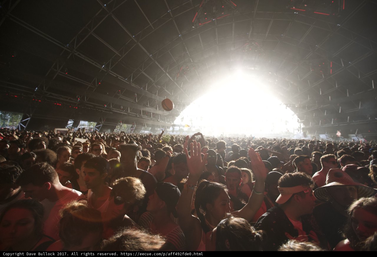Coachella Concert Crowd